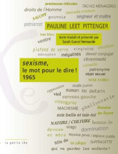 Sexisme, le mot pour le dire